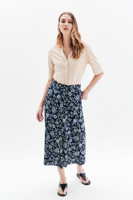 Camiseta Tevelina crema mujer