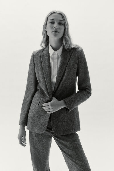 blazer zoe gris fonce femme