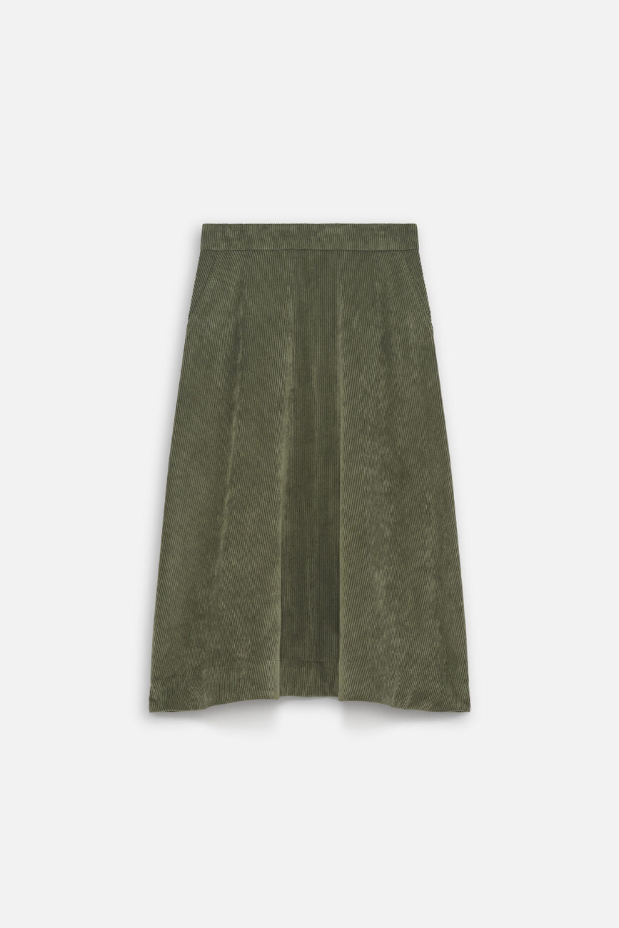 Jupe Jupina vert kaki femme
