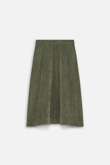 Gonna Jupina verde cachi donna