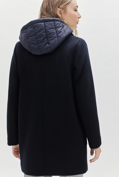 manteau jules bleu marine femme