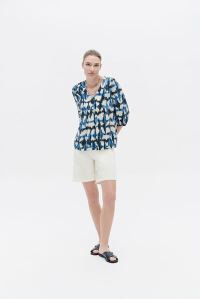 Blouse cfrido denim baby bleu femme