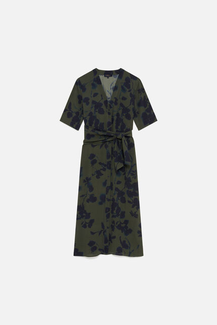 Abito Relisa verde cachi donna
