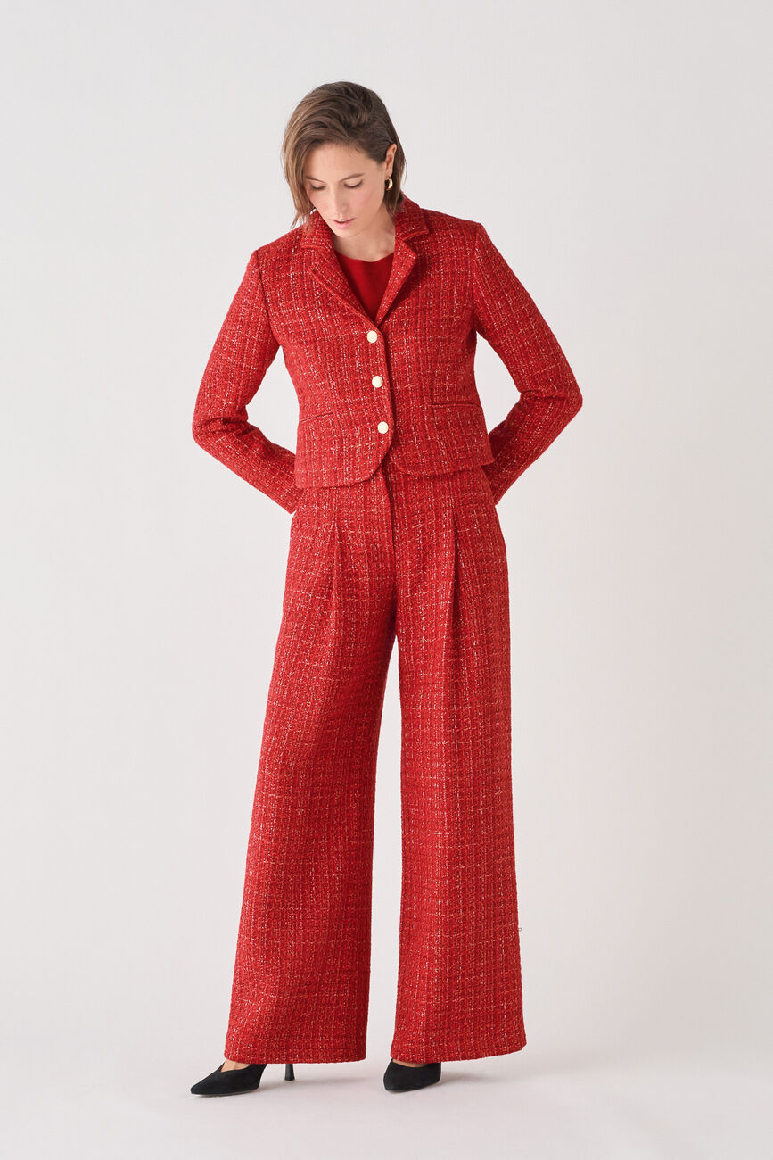 Pantalon Pchristmas rouge femme
