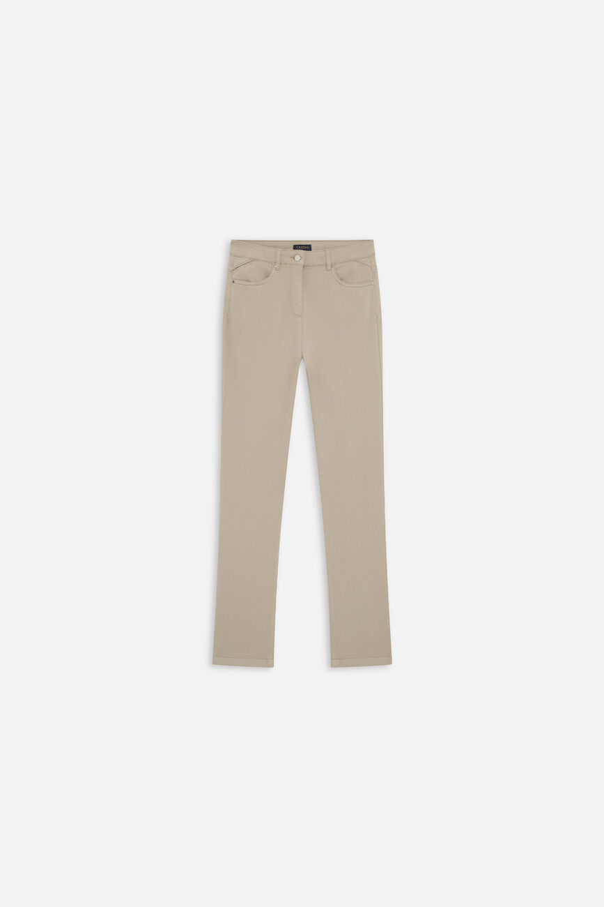 pantalon droit darling beige femme