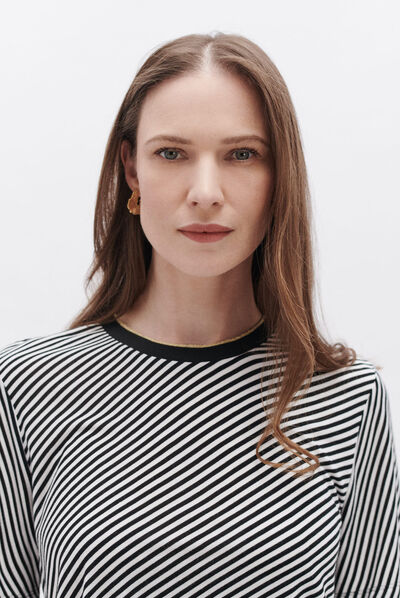 T-shirt tcristal blanc femme