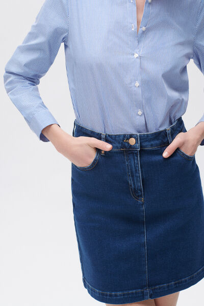 Jupe jlucia denim stone femme