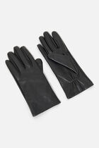 Nora natural leather gloves black woman