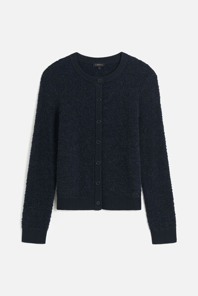 Veste will bleu marine femme