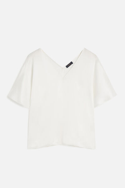 Blusa cselma marfim mulher