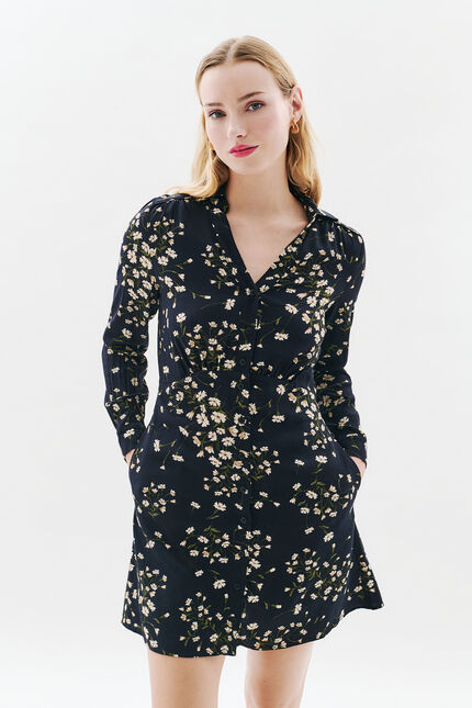 Reliane dress black woman