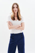 Paolino trousers navy blue woman
