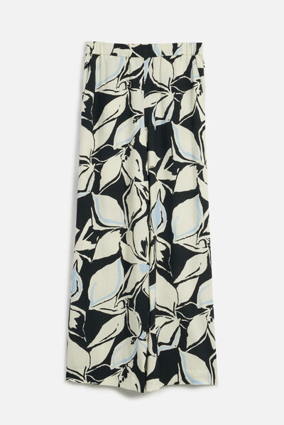 Pantalón pimeo negro mujer