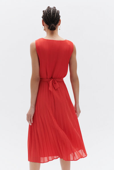Vestido Mini rojo mujer