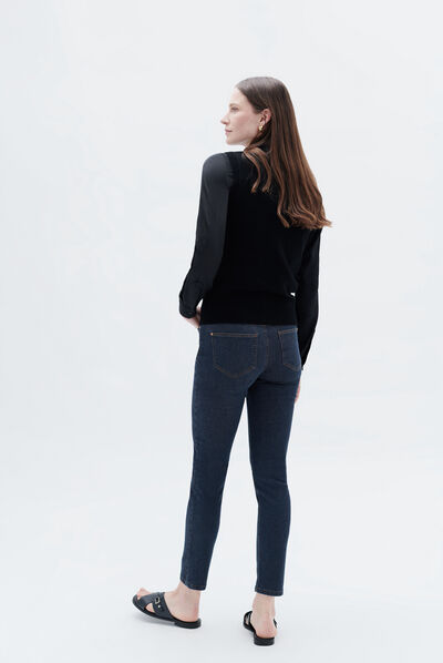 Pantalón Tom vaquero doble piedra mujer