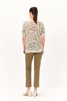 miami jumper khaki green woman