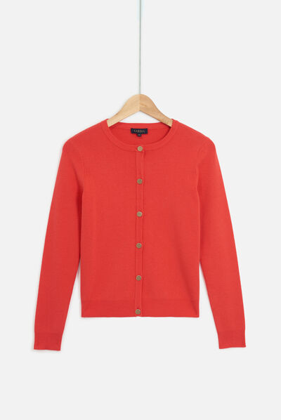 cardigan harold rouge femme