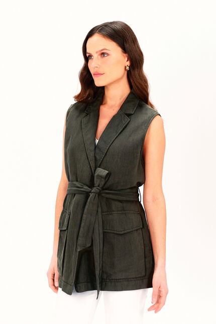 Veste veracruz vert kaki femme
