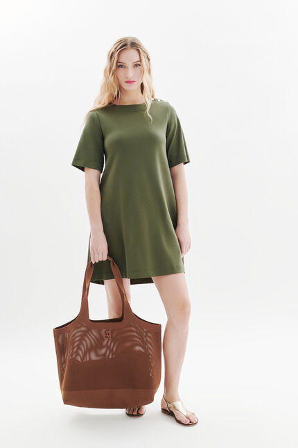 Abito Rmarie verde cachi donna