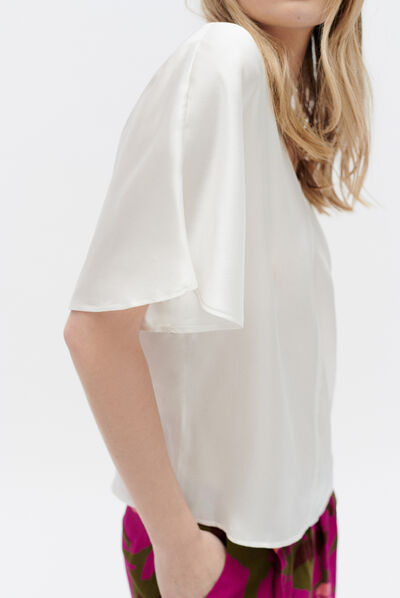 Blusa cselma marfim mulher