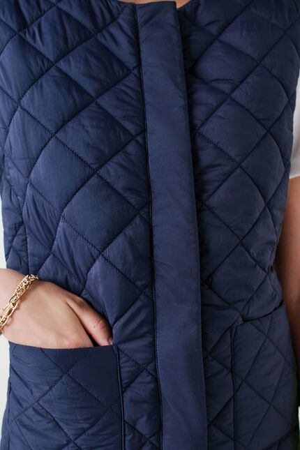 Doudoune gclara bleu marine femme