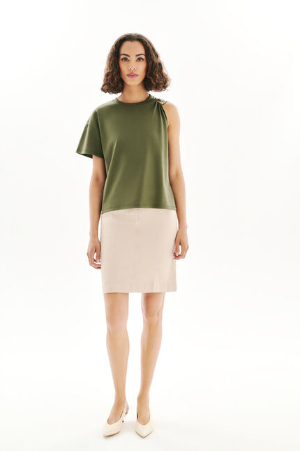 Tlouane T-shirt khakigroen vrouw