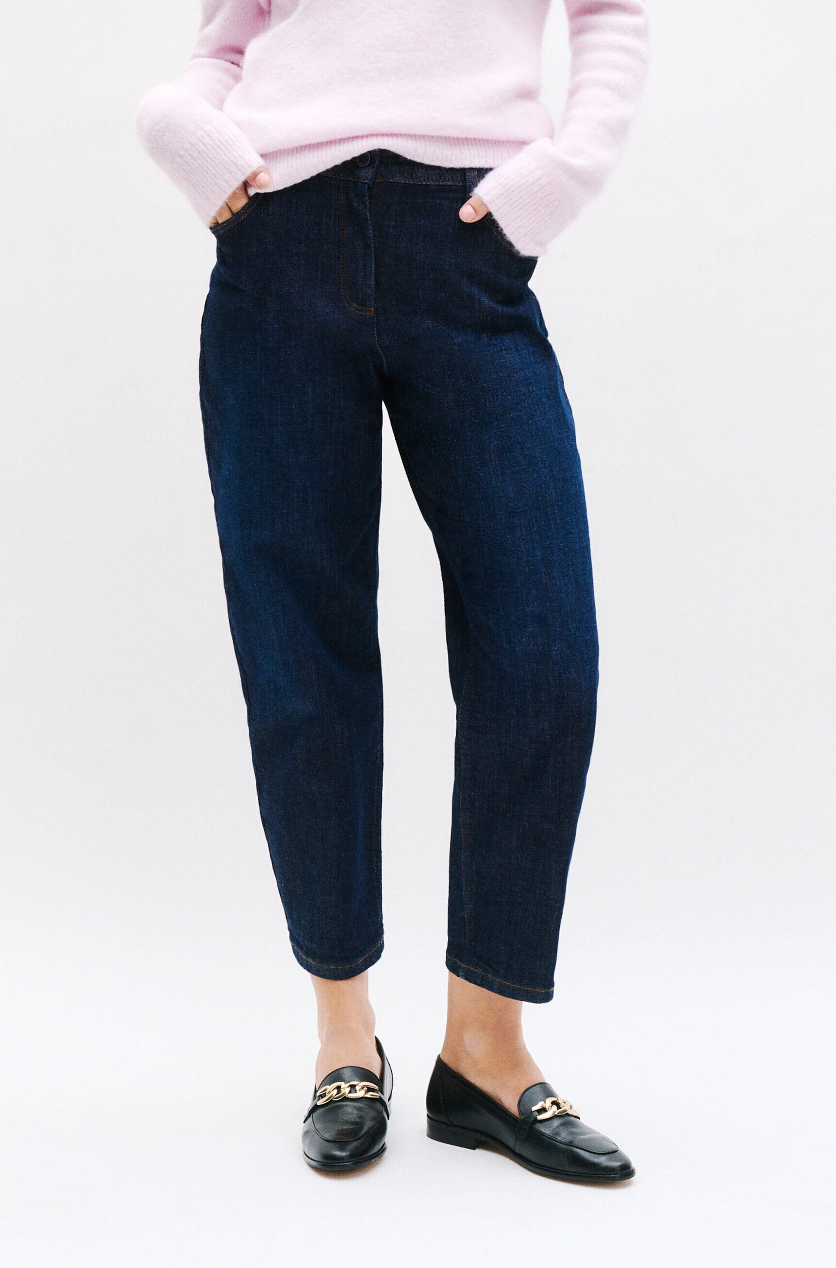 Pantalon Paul denim double stone femme