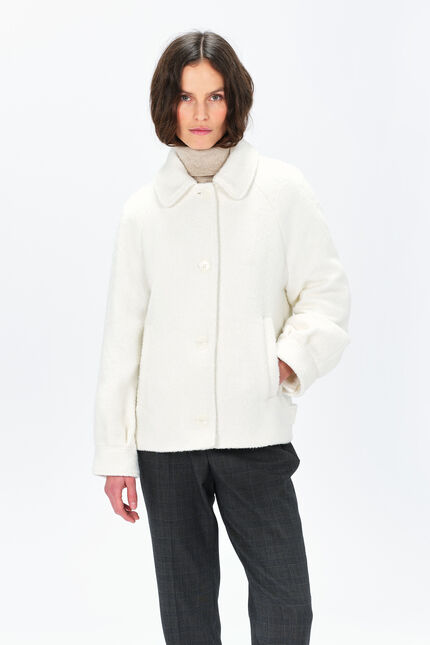 Manteau glouvier ecru femme
