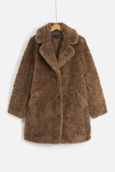 Cappotto Clovis grigio talpa donna