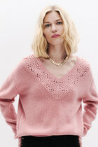 Sweater Mrosa pastel pink woman