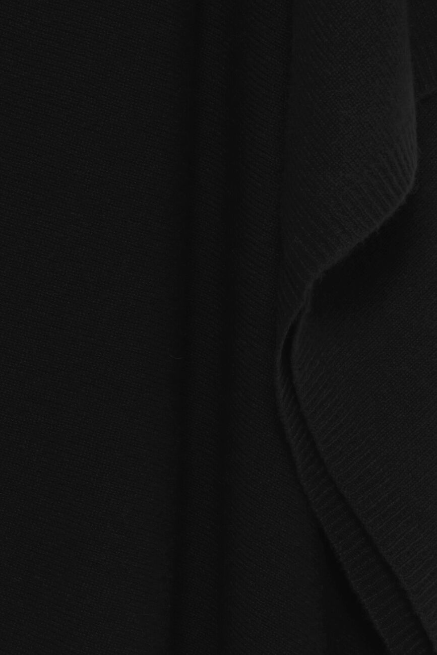 100% cashmere baltimore poncho black woman
