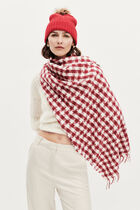 Mariana scarf dark red woman