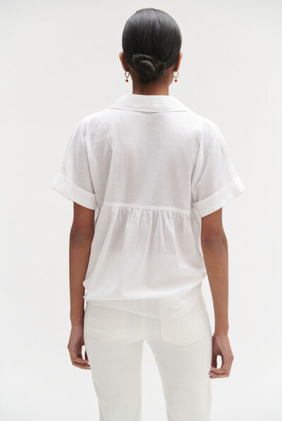 blouse petunia ivoire femme