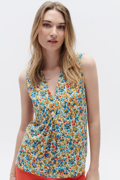 T-shirt suzanne jaune or femme