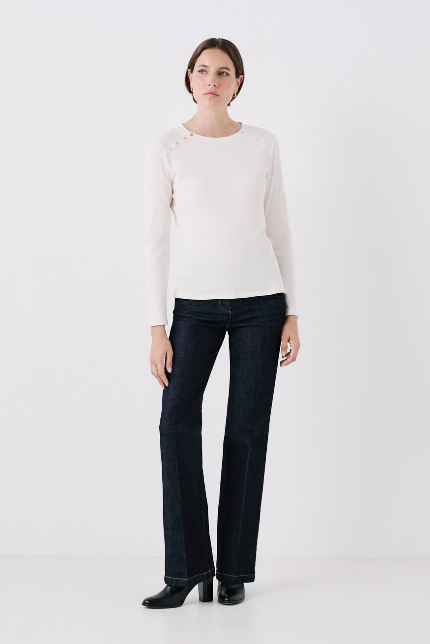 tbenta t-shirt ivory woman