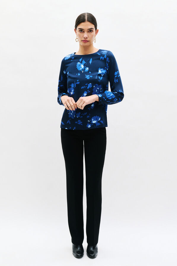 Blouse Lena bleu marine femme