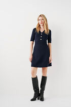 Dress rudie navy blue woman