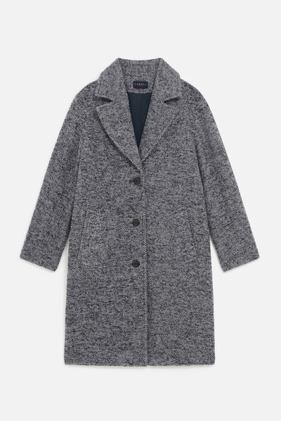Jas Gusto marineblauw vrouw
