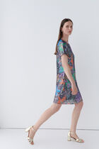 ramila dress orange woman