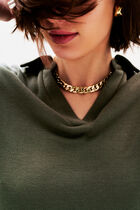 Tee shirt elisa khaki green woman