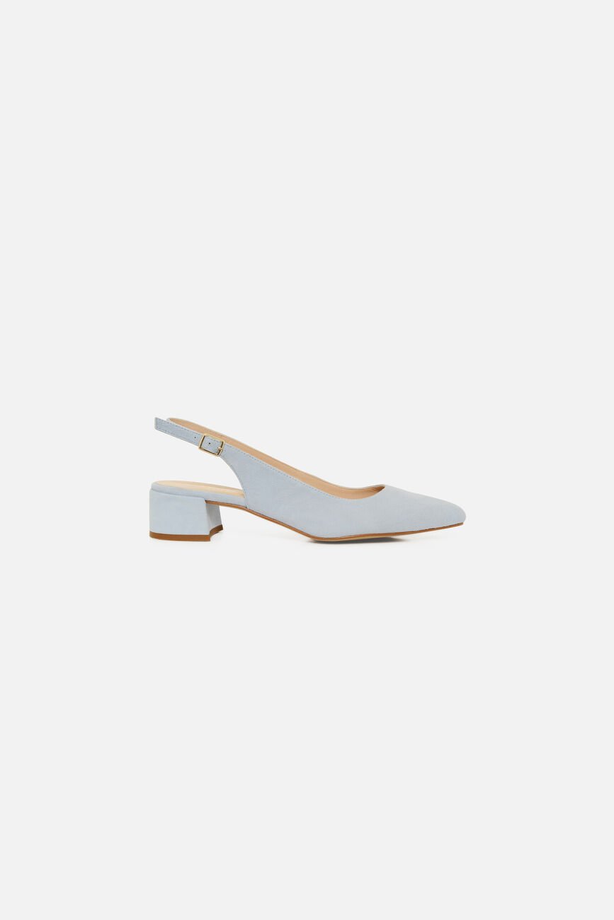 Sandales Alipa en cuir naturel bleu ciel femme