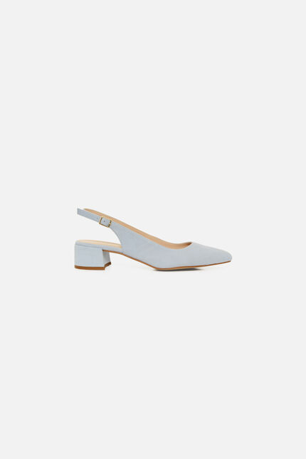 Natuurlijke leren sandalen Alipa lichtblauw vrouw