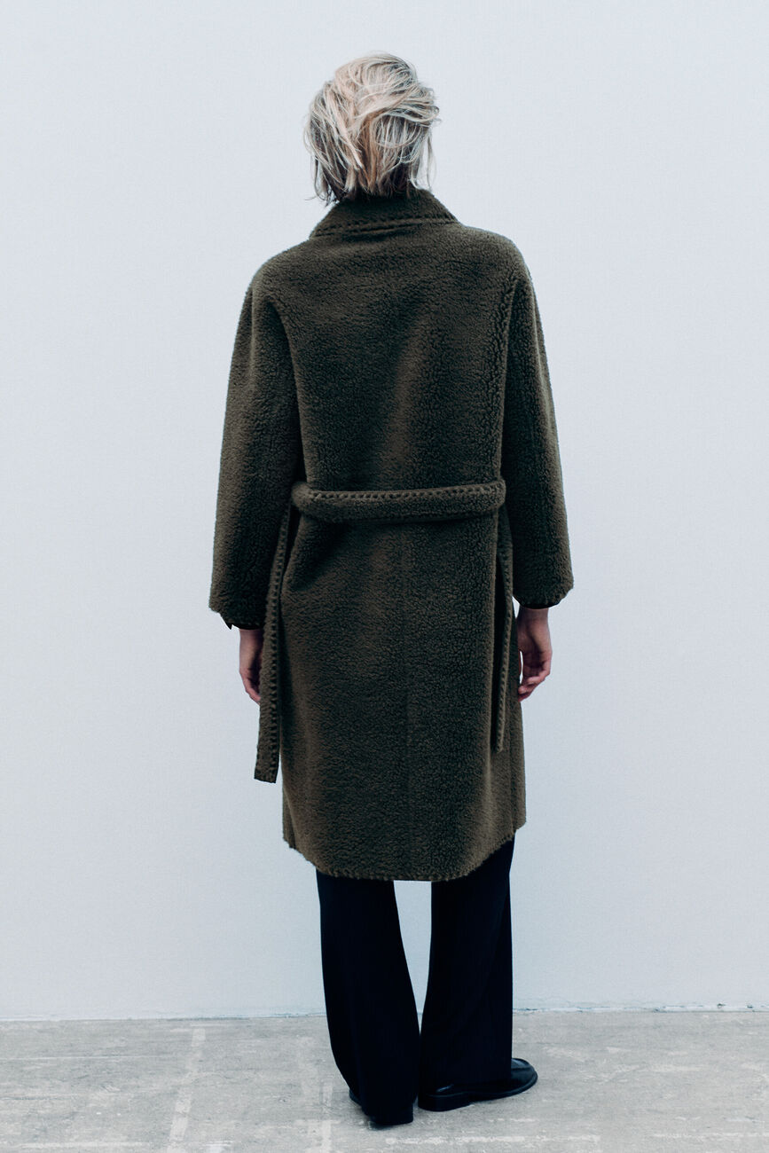 Garden coat light green woman