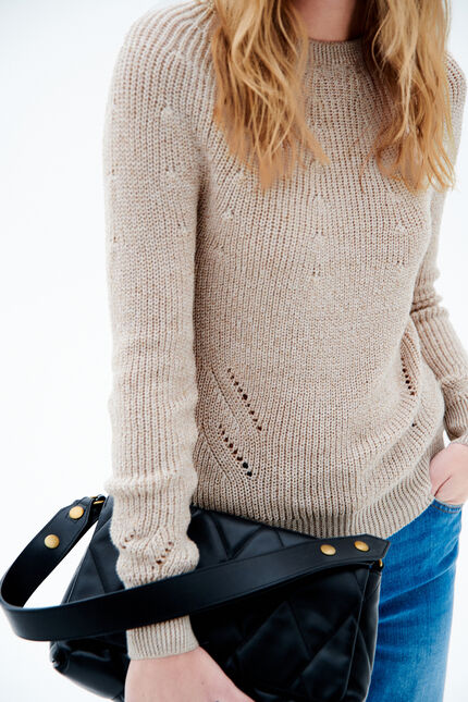 meta Trui beige vrouw