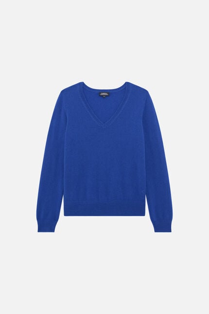 maglione marianne2 100% cachemire elektroblau donna