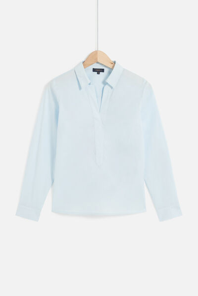 Chemisier lovely bleu ciel femme