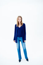 Minorque sweater navy blue woman