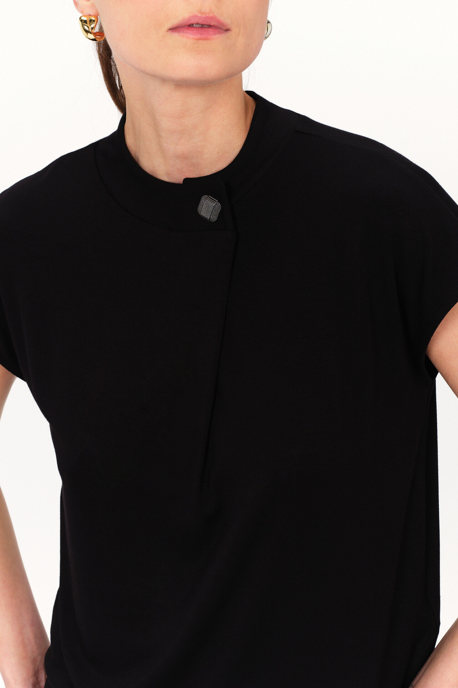 T-shirt tbijoux noir femme