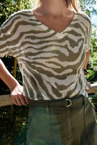 miami jumper khaki green woman