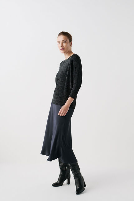 T-shirt Franny zilvergrijs vrouw